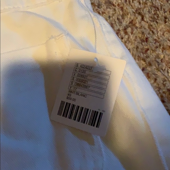 white jean skirt - Picture 2 of 4